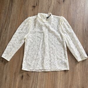 GAP Cream Lace Women's Blouse